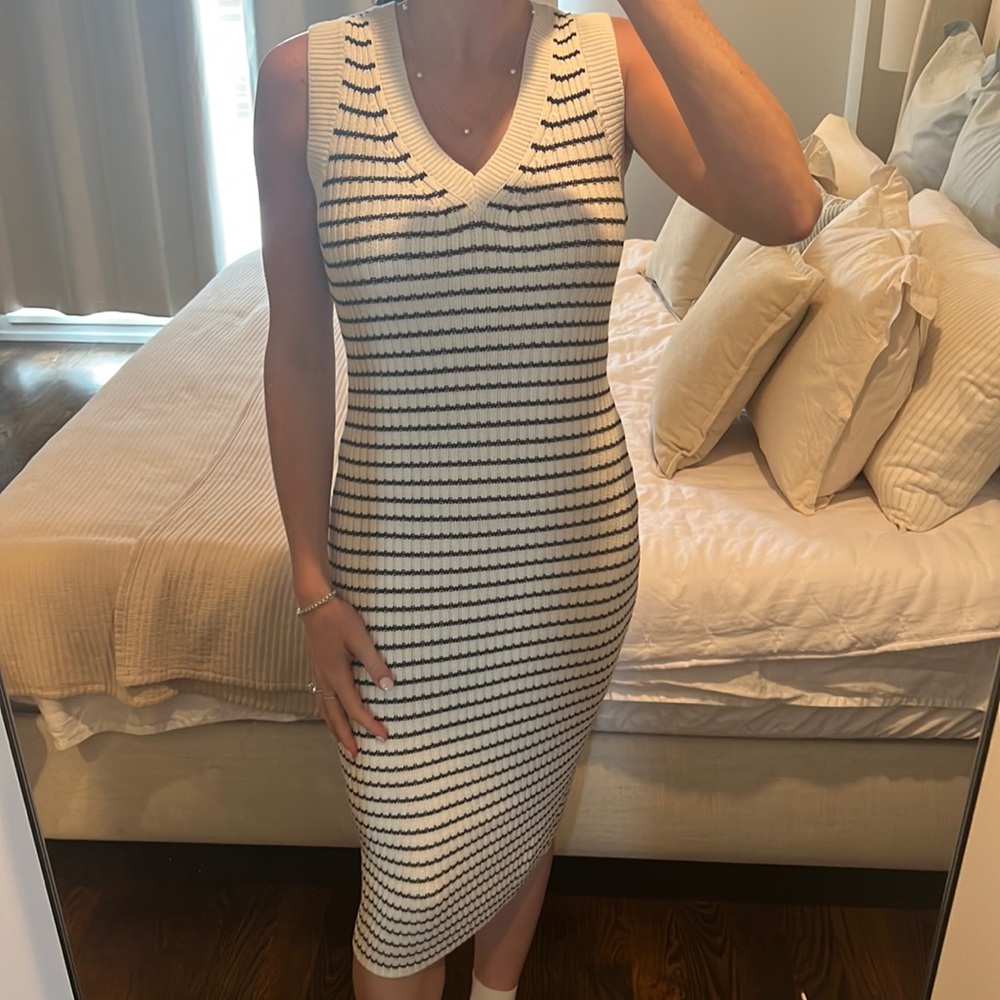 Knit sweater dress